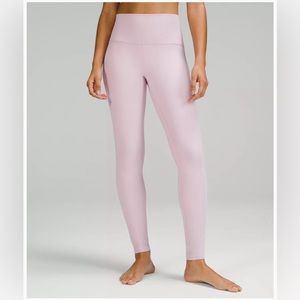 Pink Lululemon Align HR Pant 28” Size 20. New with tags